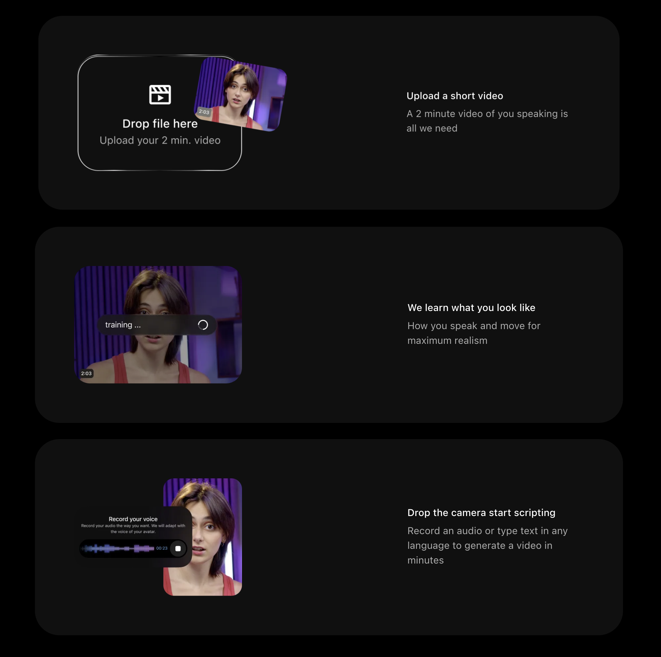 Digital avatar example for spoken dialogue using Argil AI