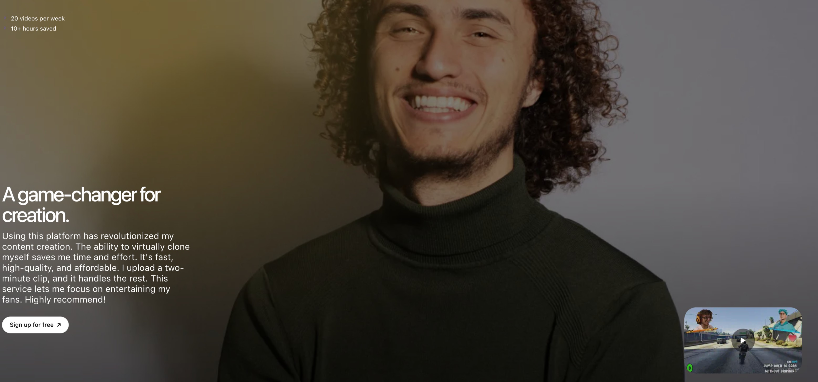 Argil’s text to video API interface for creating videos from text