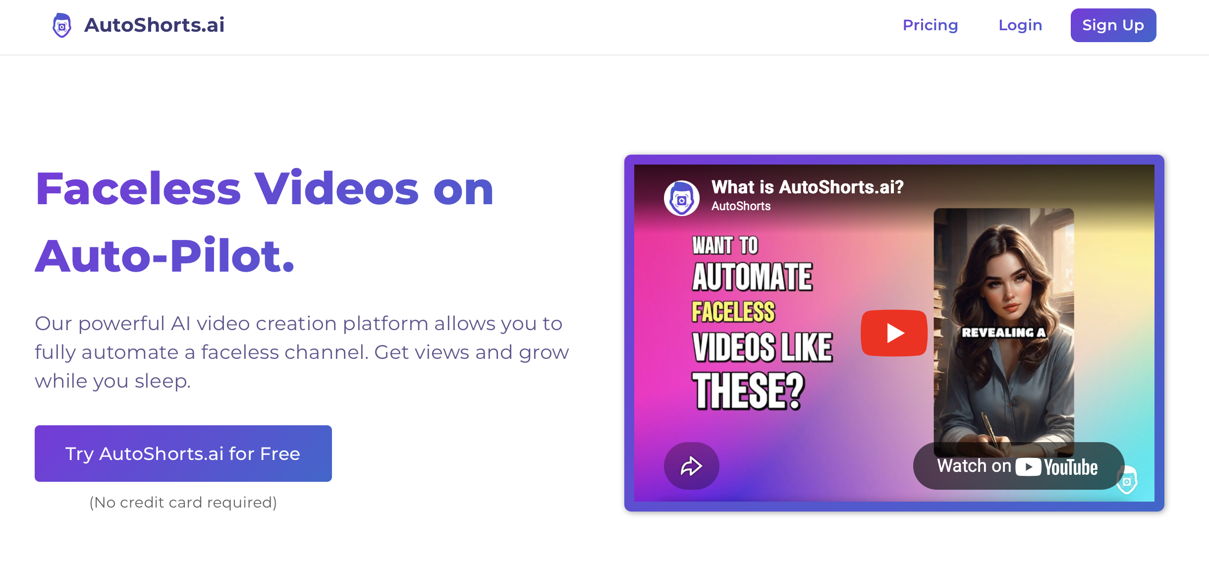 AutoShorts AI review dashboard showing automated short-form video creation workflow