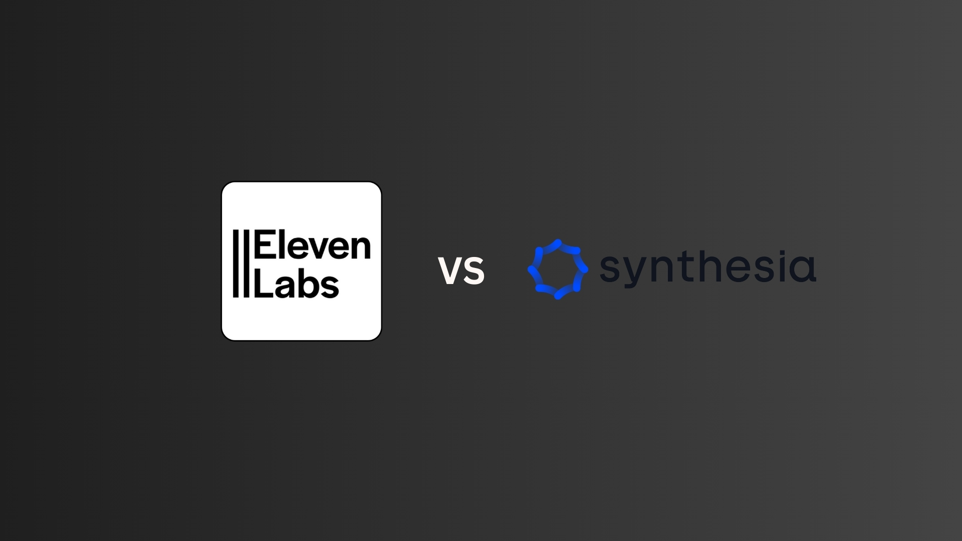 ElevenLabs vs Synthesia AI video generator comparison
