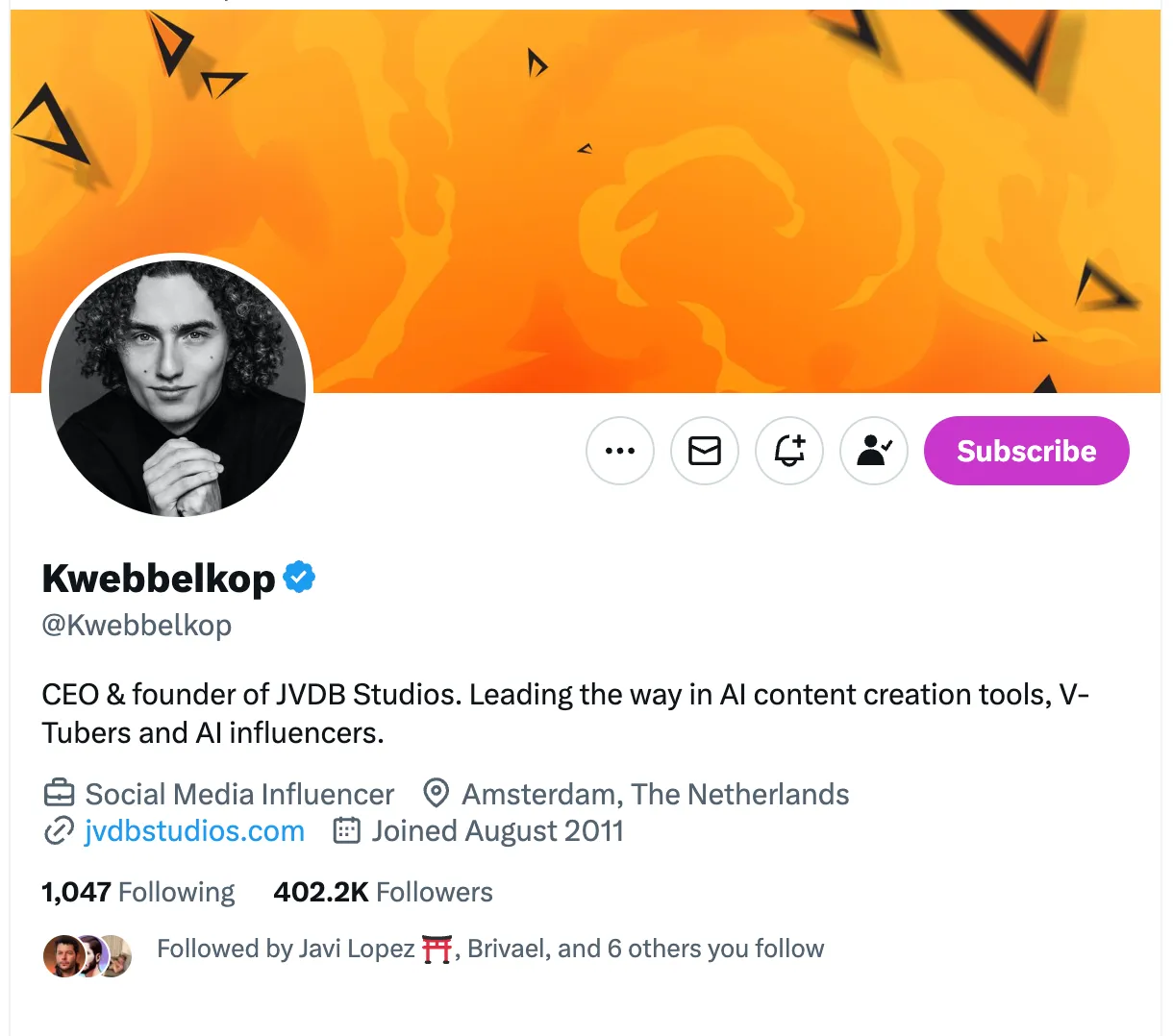 AI video channels by YouTube creator Kwebbelkop
