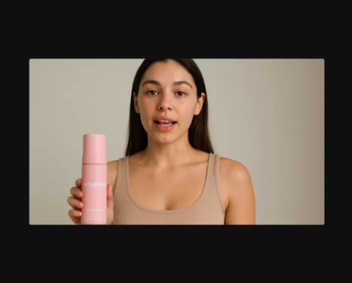 Visual guide for Tik Tok Shop creator using AI avatars to sell