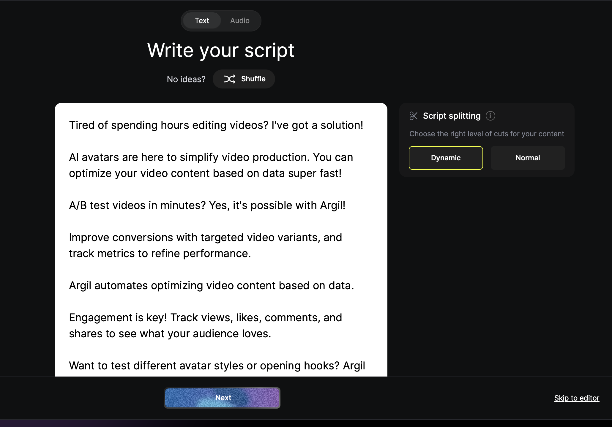 AI co-pilot helping content creators generate fresh video ideas