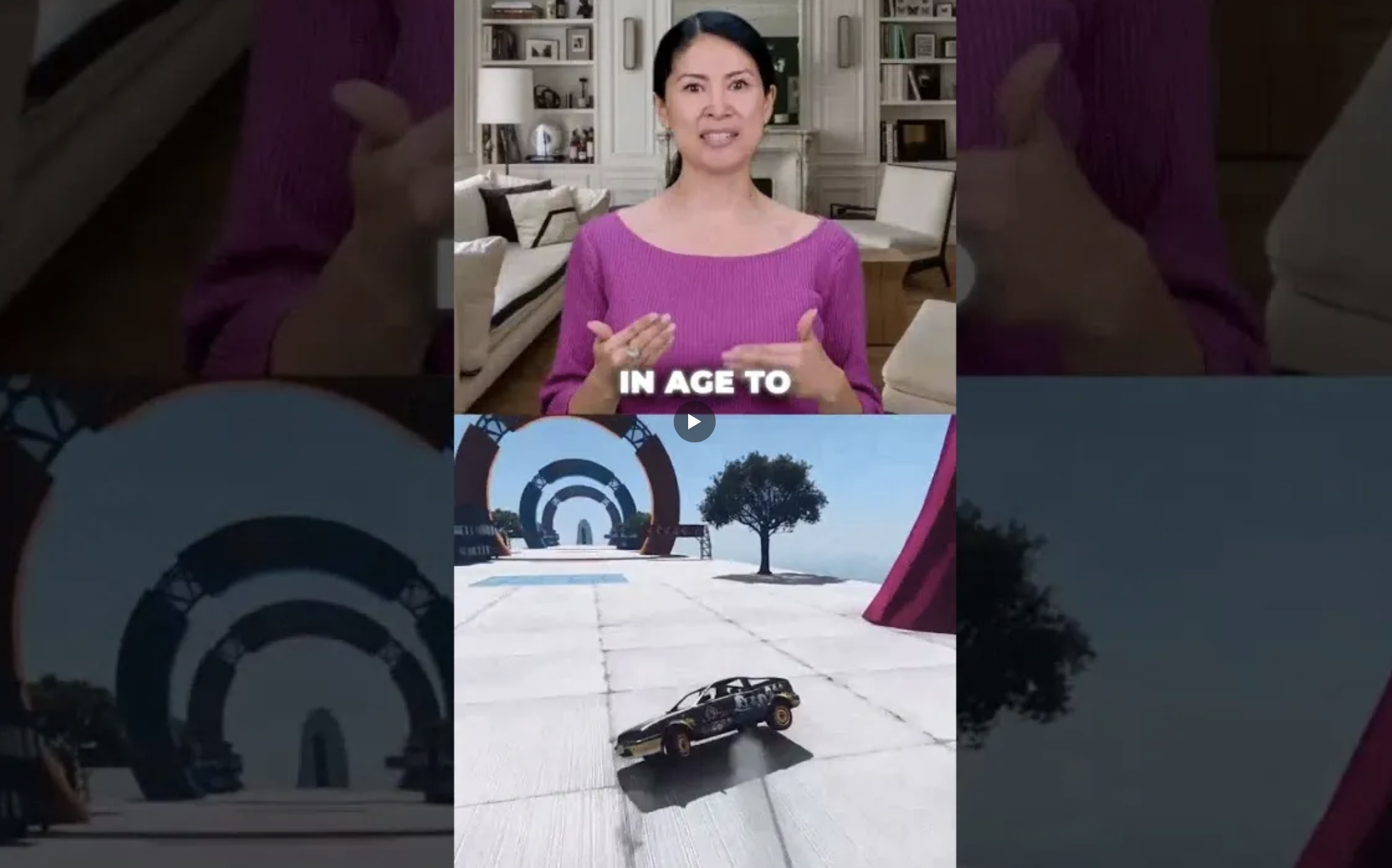 Creating short reel clips to share to other websites using AI tools