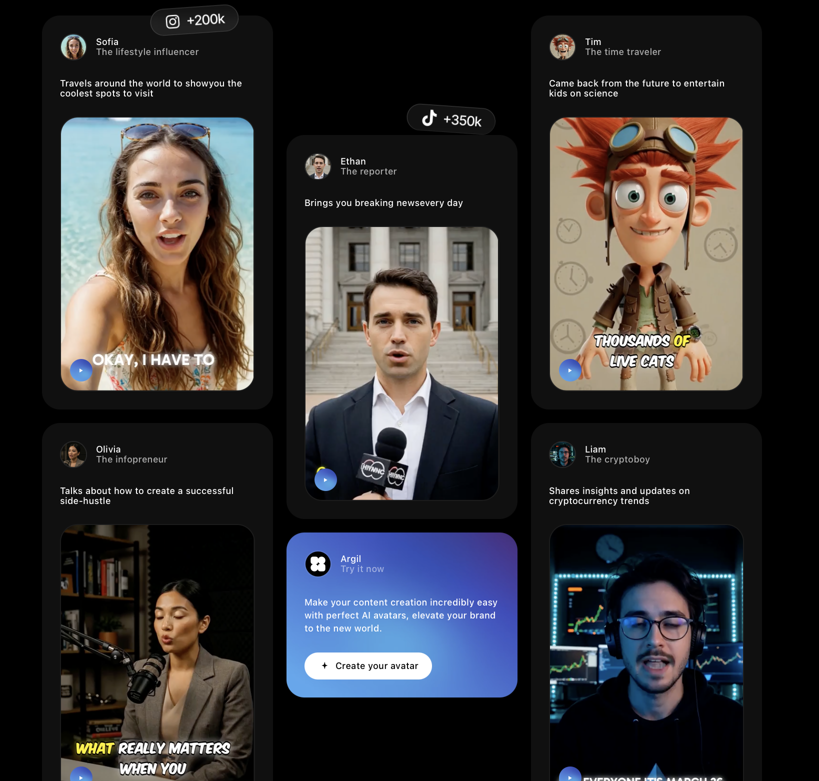 AI avatar marketing platform for managing influencer expectations