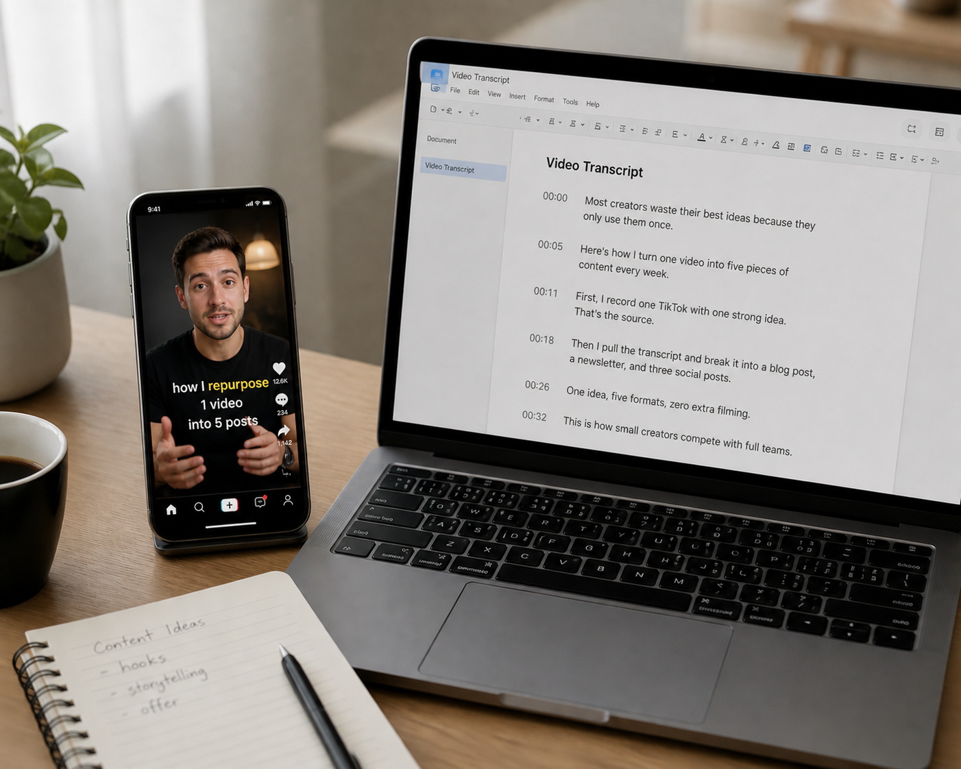 How to Get a TikTok Transcript: 4 Methods That Actually Work