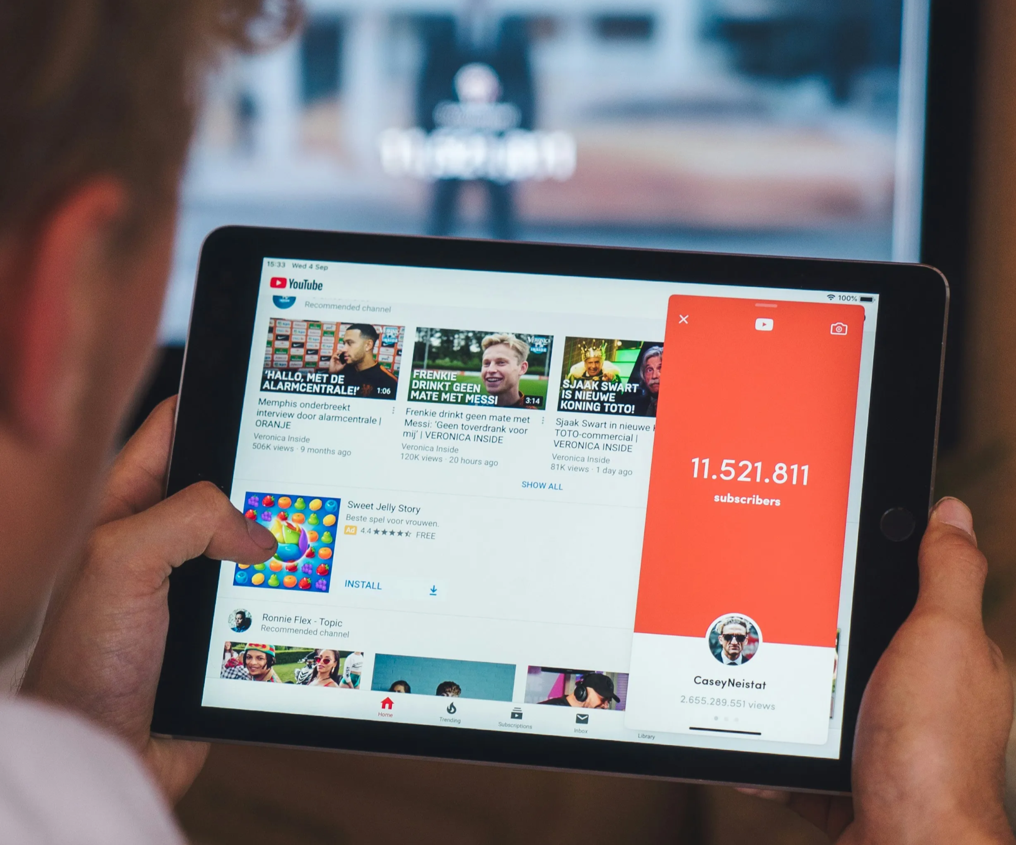 Creator using AI hook generator to craft viral video hooks