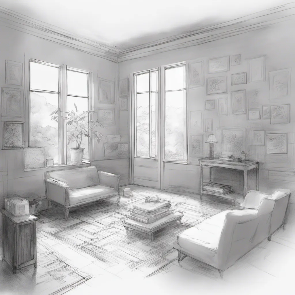 Argil's AI transforming a room sketch into a 3D design.