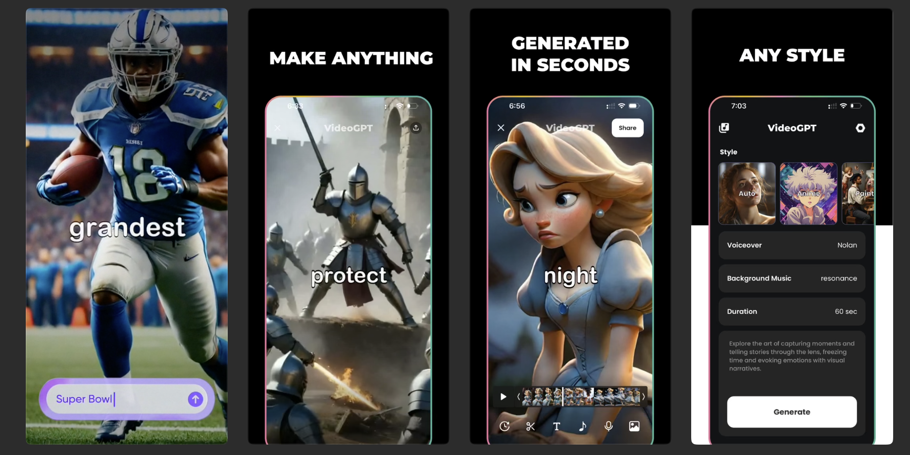 Dashboard view of Argil's AI video generator for content creators
